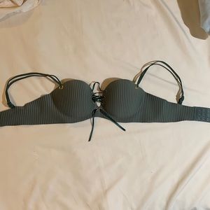 Wisremt Women's Sexy Striped Bra Seamless Lingerie Wire-Free Push Up Bra